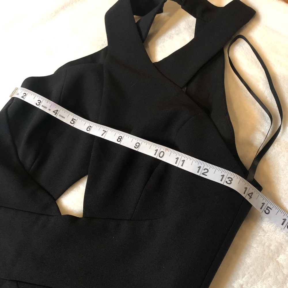 BCBGMAXAZRIA Salome Cutout Halter Gown Dress NWT - Picture 4 of 16